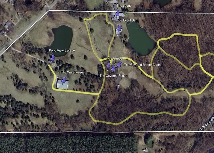 Сasa de vacaciones Pondview Escape A 75-acre Retreat Marion